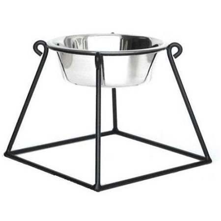 PETS STOP Pets Stop RSB2-L Pyramid Elevated Dog Feeder - Large RSB2-L